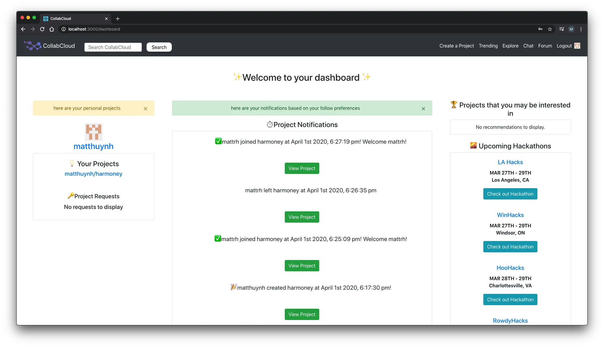 collabcloud-dashboard